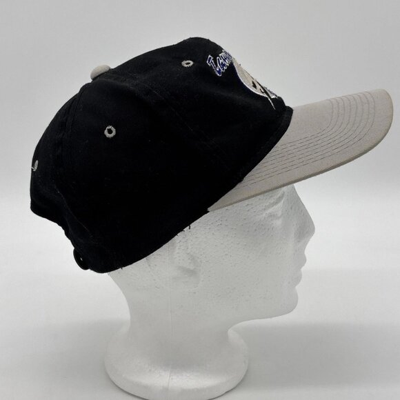 Vintage Tampa Bay Lightning Hat Cap Black/Gray Early 1990s NHL Hockey - Picture 6 of 10